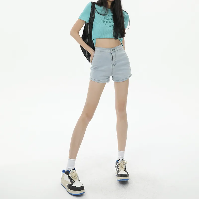 Wen Shan Denim Shorts Women's-20