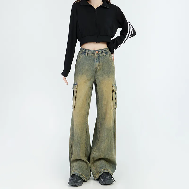 Wen Shan Jeans Women's Nostalgic Blue-10