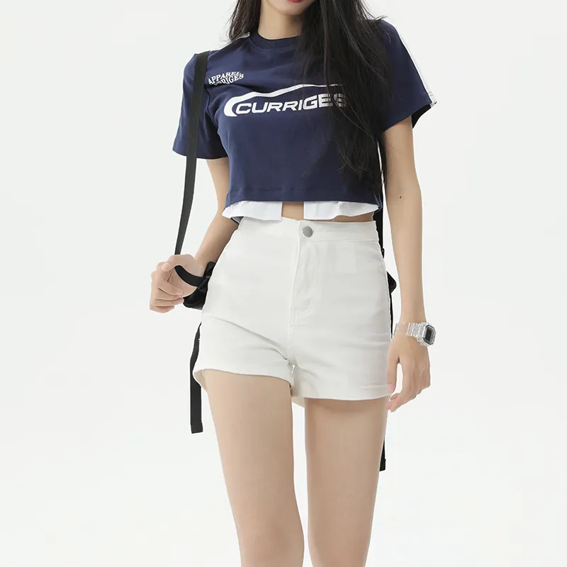 Wen Shan Denim Shorts Women's-6
