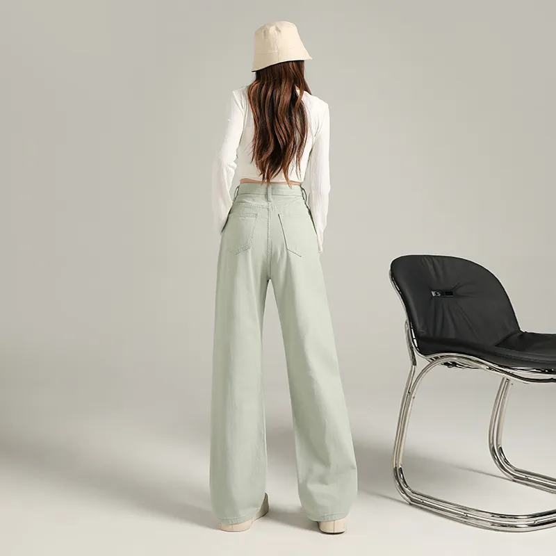 Wen Shan Jeans Women's Mint Green-6