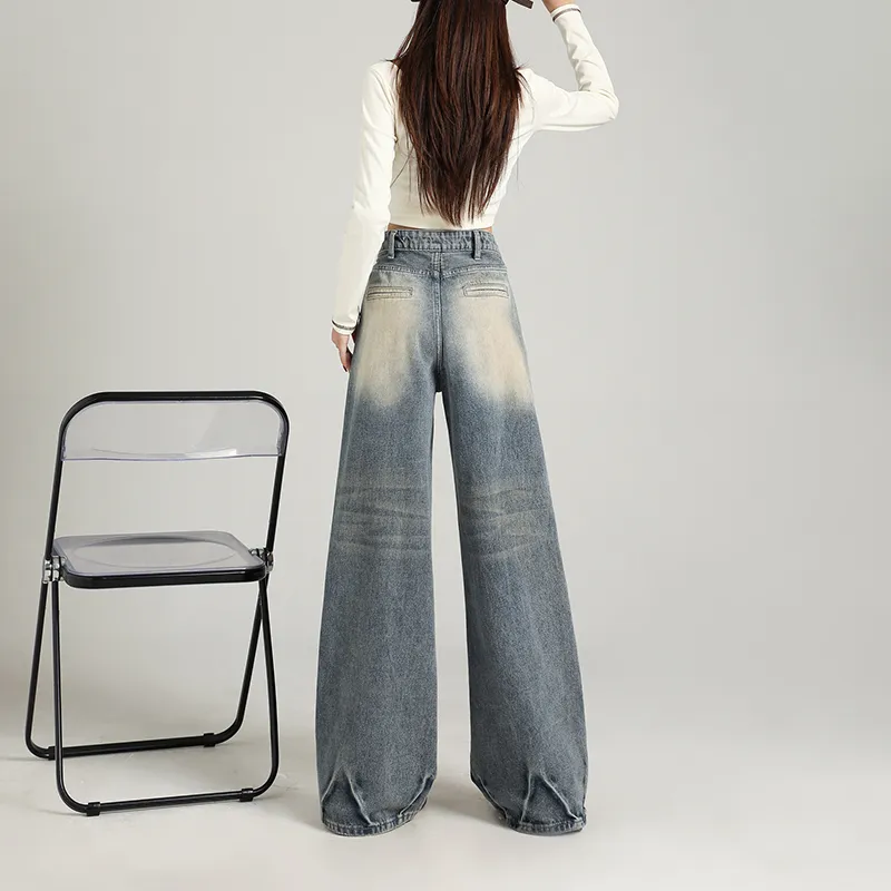 Wen Shan Jeans Women's Vintage Blue-13