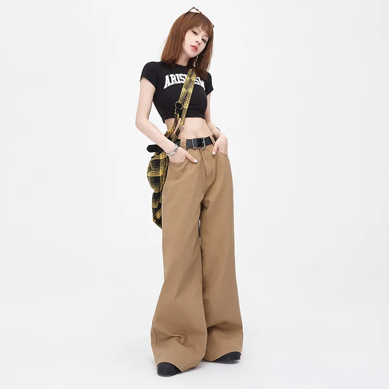 Vine Color Jeans Women's Latte Brown-37