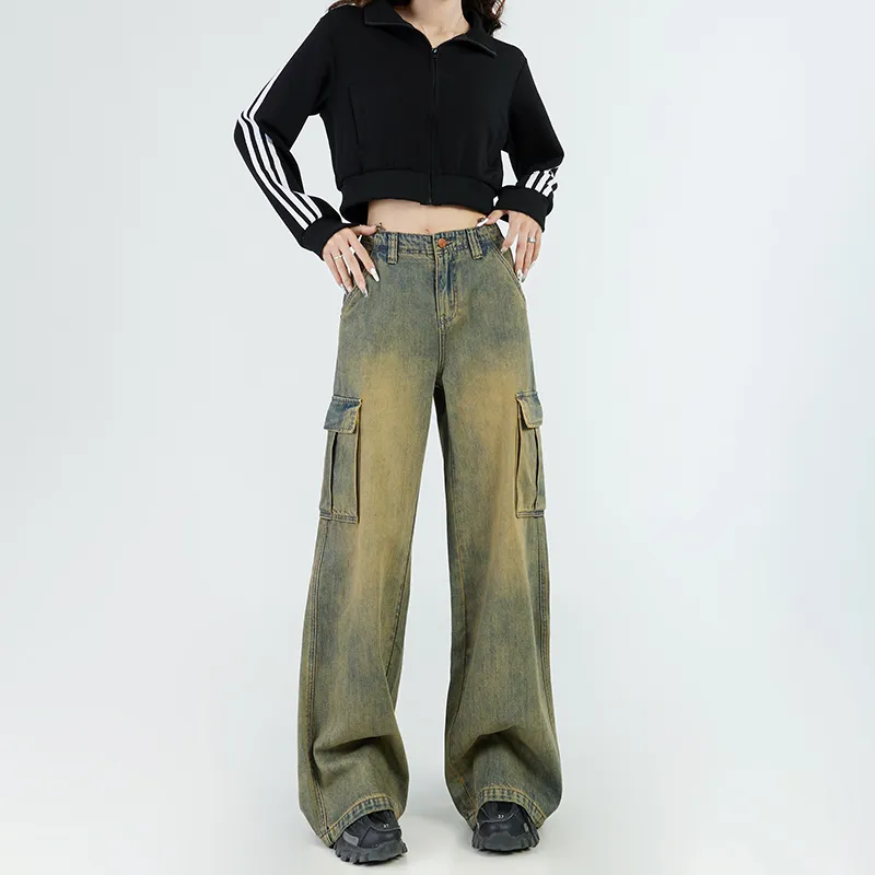 Wen Shan Jeans Women's Nostalgic Blue-12