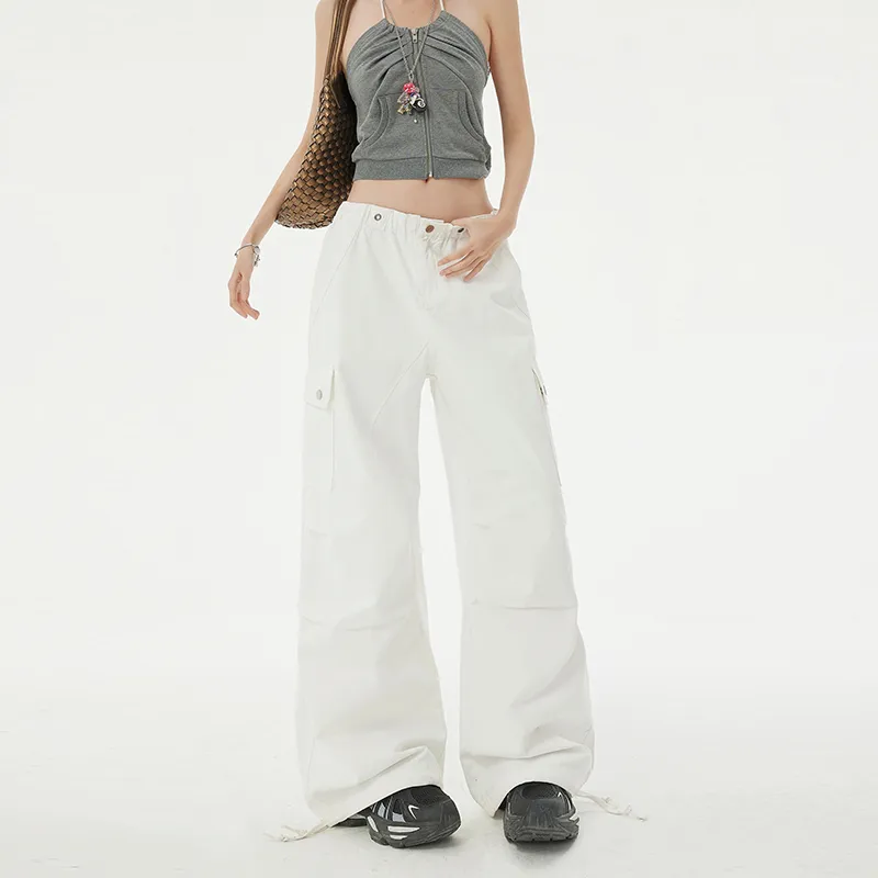 Wen Shan Casual Pants Women's White-2
