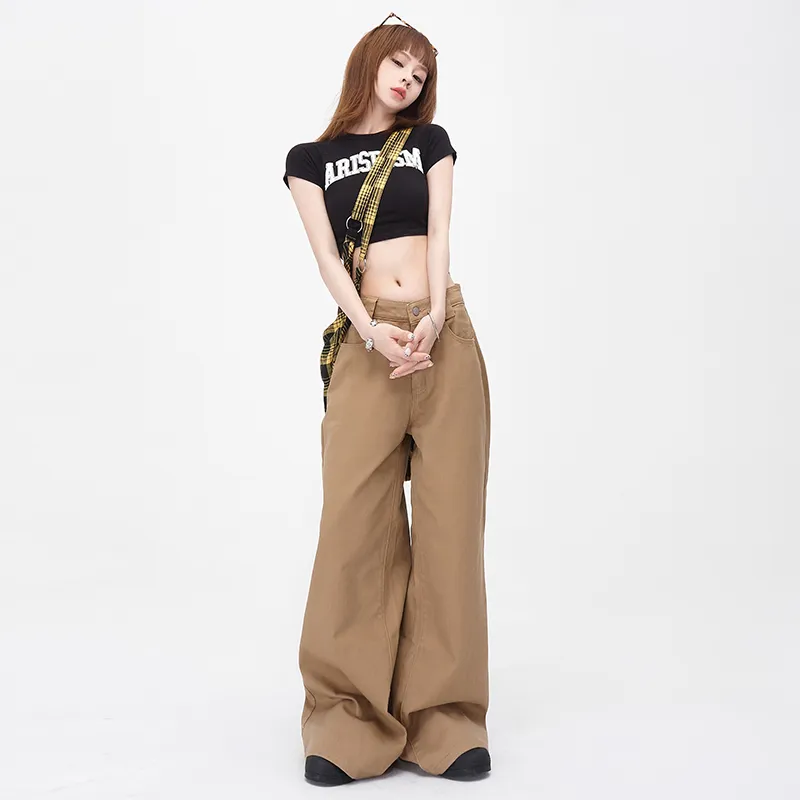 Vine Color Jeans Women's Latte Brown-38