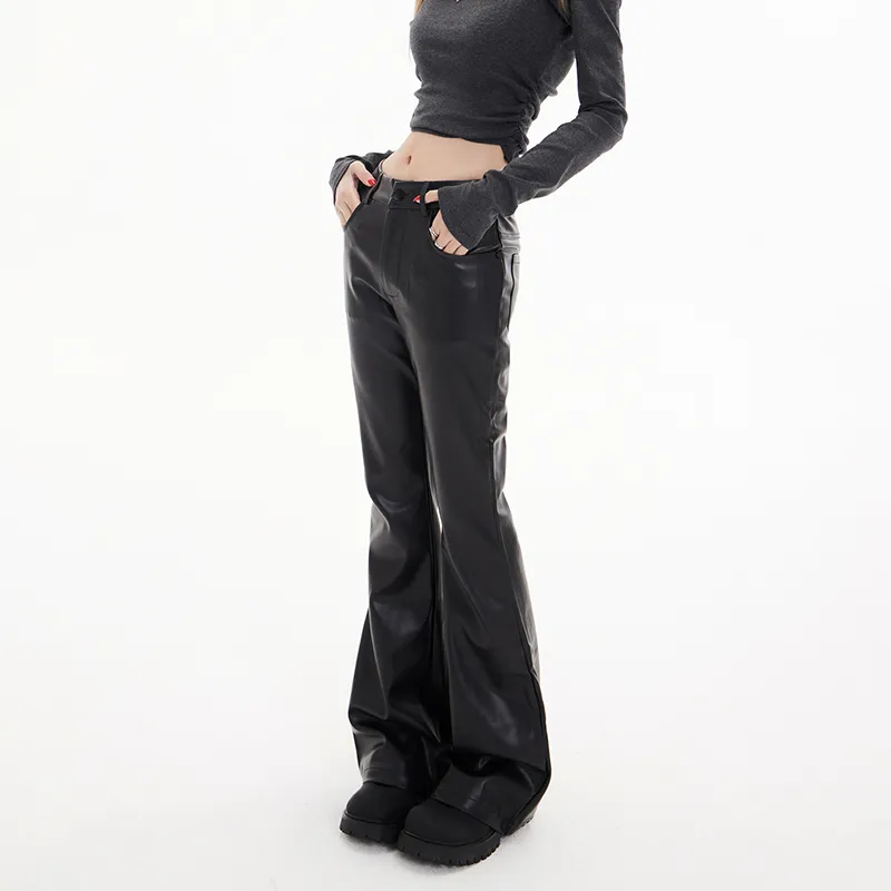 Wen Shan Casual Pants Women's Black-8
