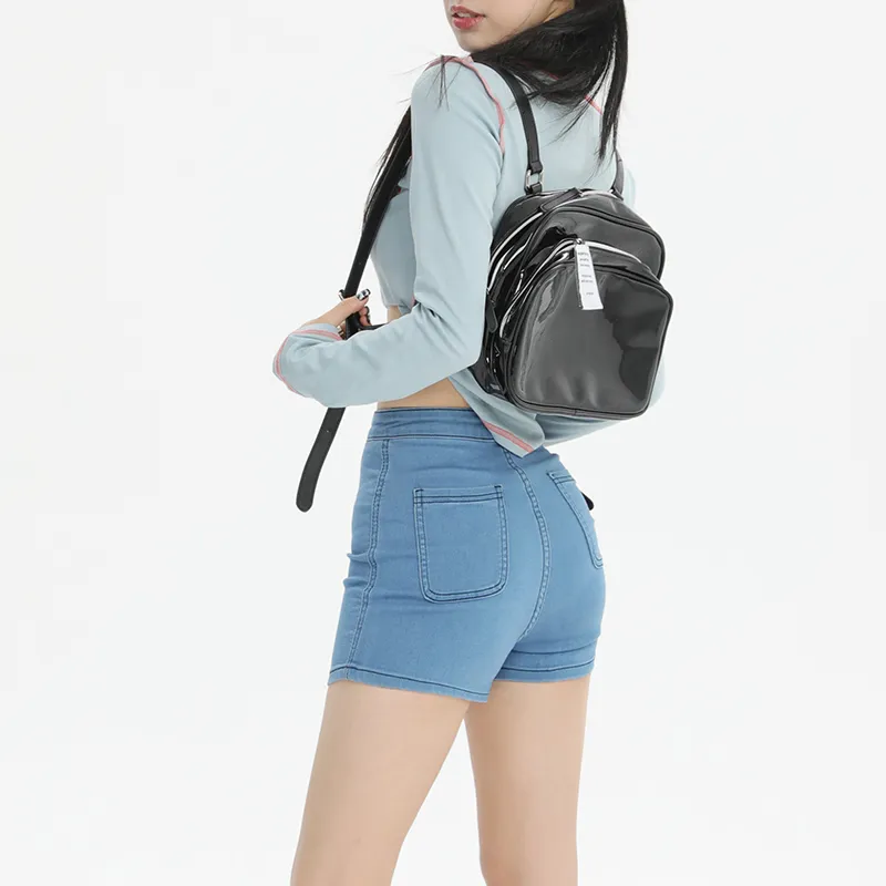 Wen Shan Denim Shorts Women's-25