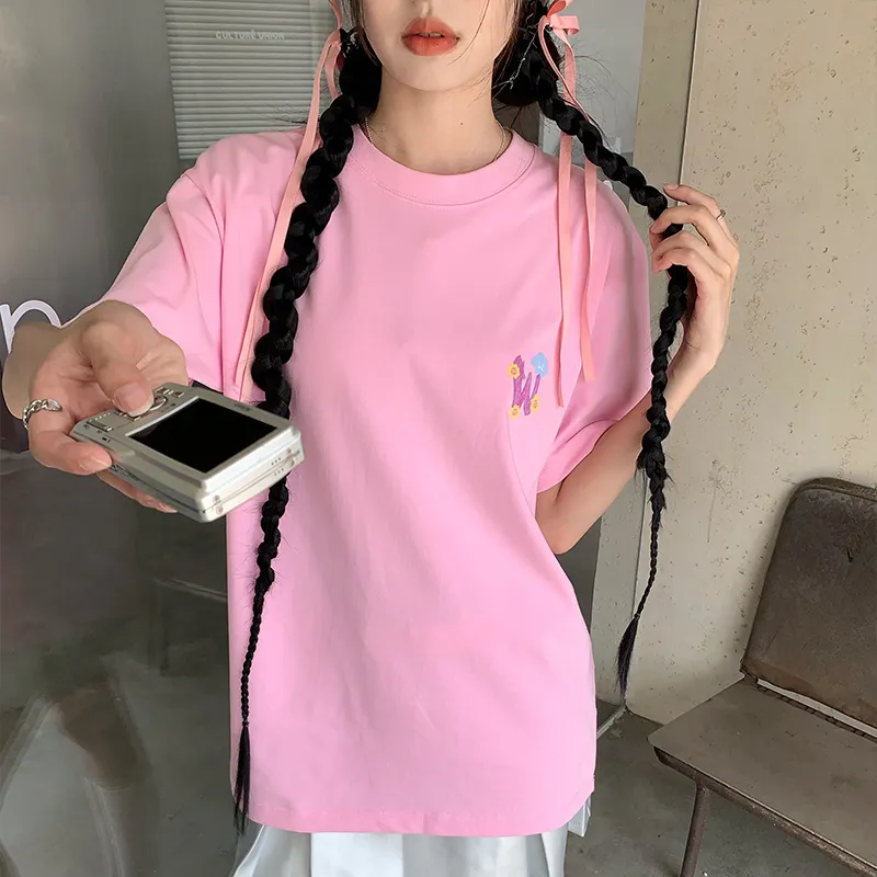 Wen Shan T Shirts Women's Pink-2