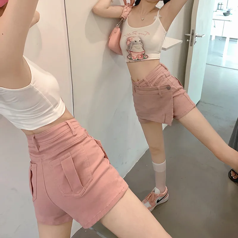 Wen Shan Denim Shorts Women's-14