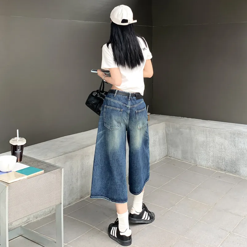 Wen Shan Jeans Women's Vintage Blue-4