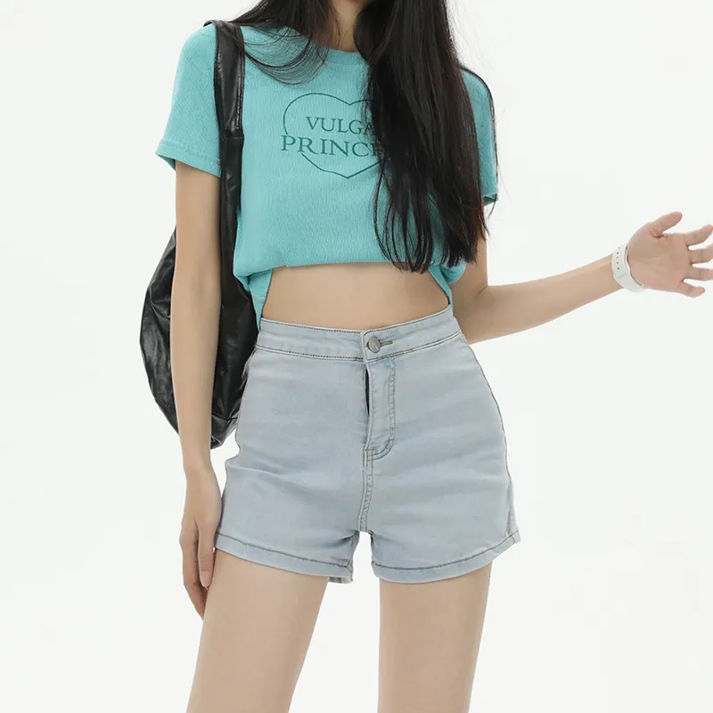 Wen Shan Denim Shorts Women's-16