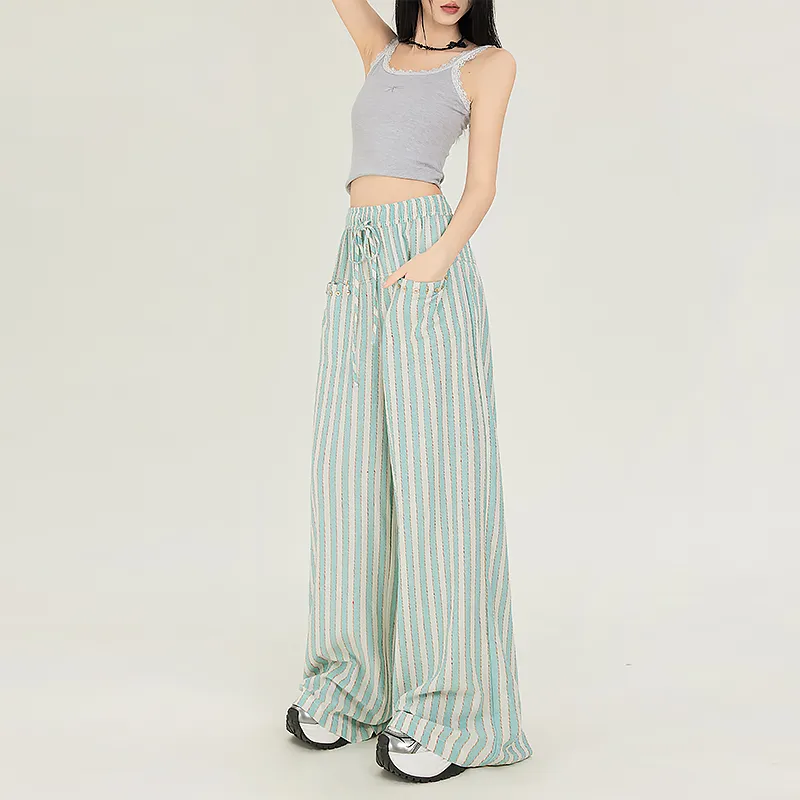 Wen Shan Casual Pants Women's Lake Green-8