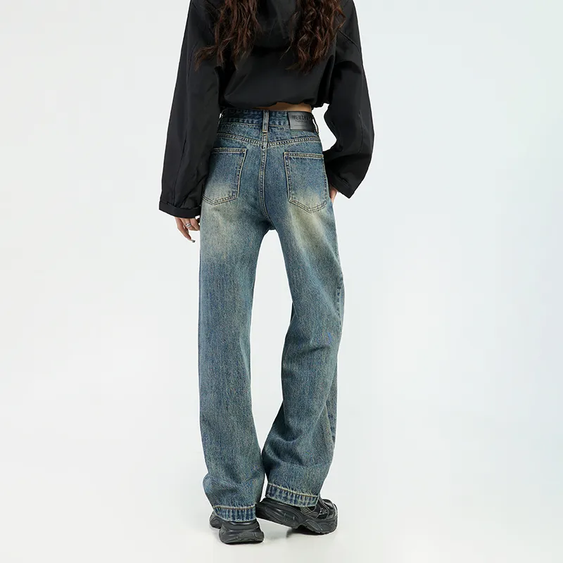 Wen Shan Jeans Women's Vintage Blue-3