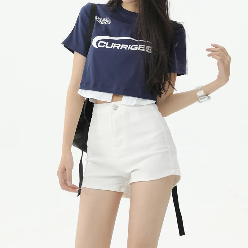Wen Shan Denim Shorts Women's-7