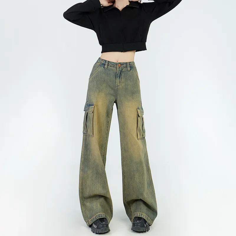 Wen Shan Jeans Women's Nostalgic Blue-3