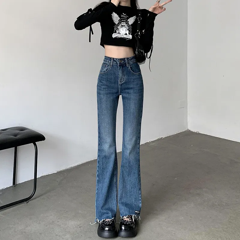 Wen Shan Jeans Women's Vintage Blue-2