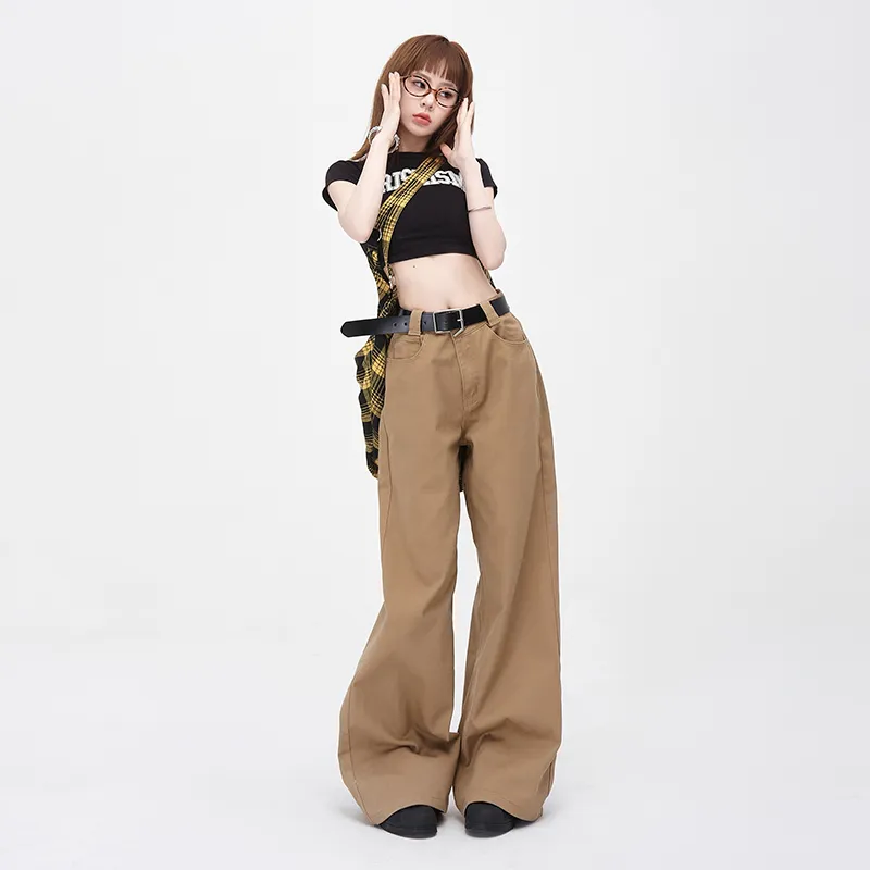 Vine Color Jeans Women's Latte Brown-13