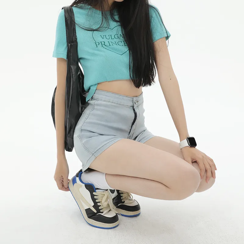 Wen Shan Denim Shorts Women's-18
