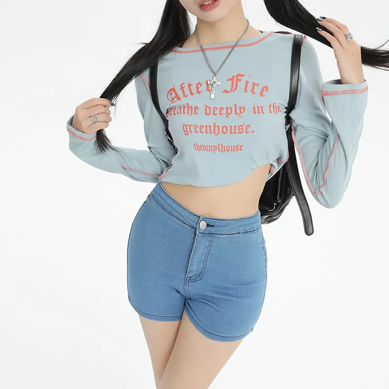 Wen Shan Denim Shorts Women's-26