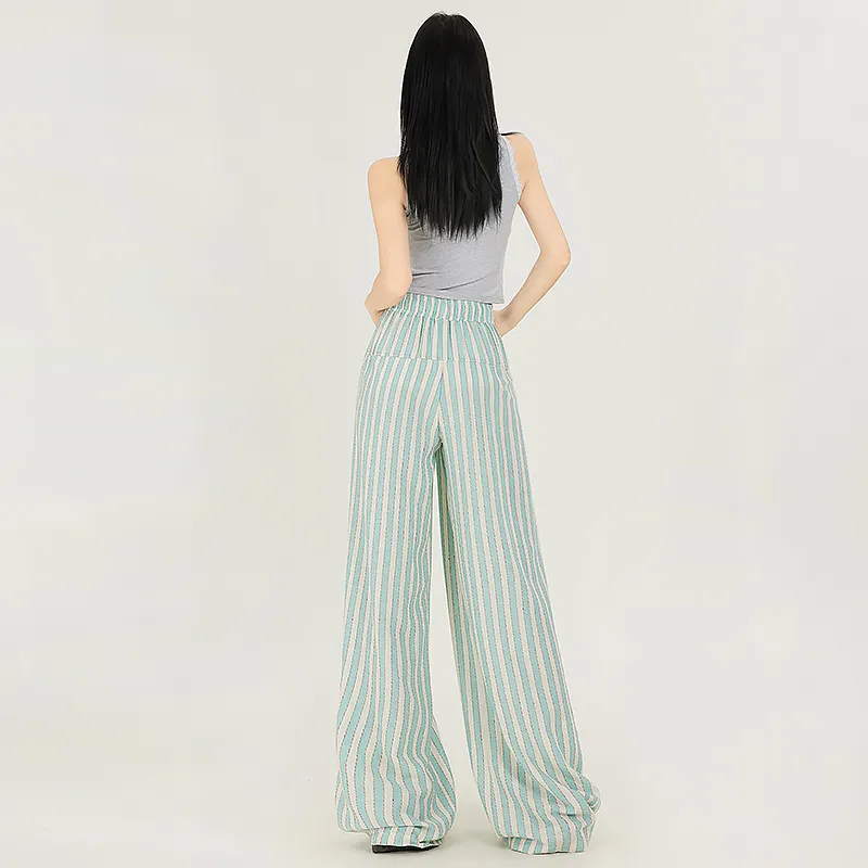 Wen Shan Casual Pants Women's Lake Green-11