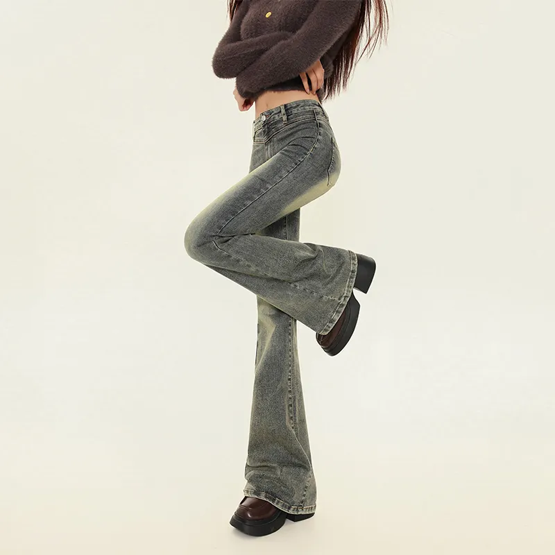 Wen Shan Jeans Women's Nostalgic Blue-3