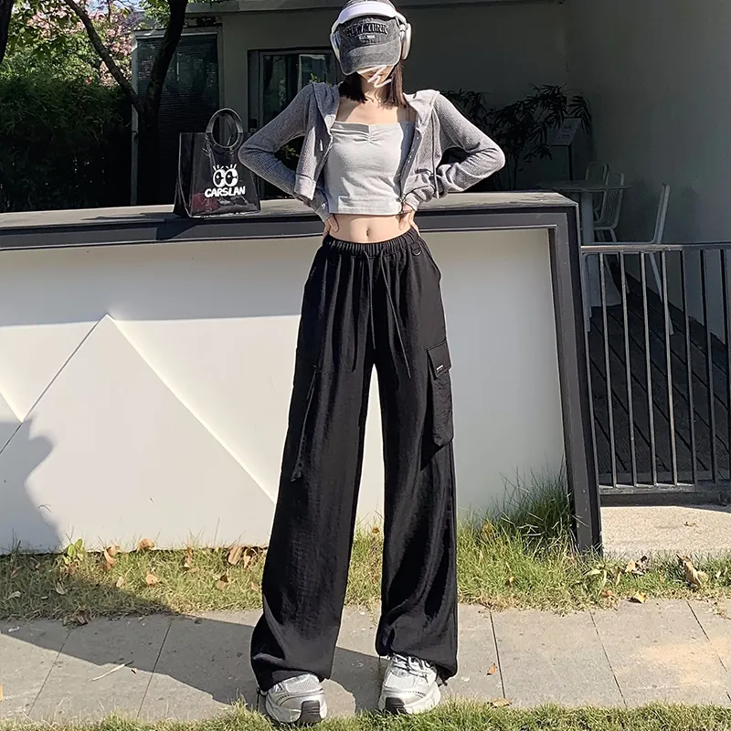Wen Shan Casual Pants Women's Black-2