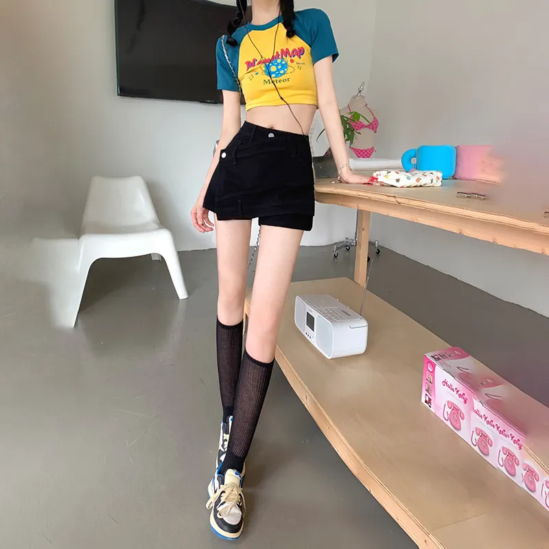 Wen Shan Denim Shorts Women's-3