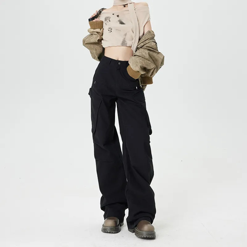 Wen Shan Casual Pants Women's Black-6