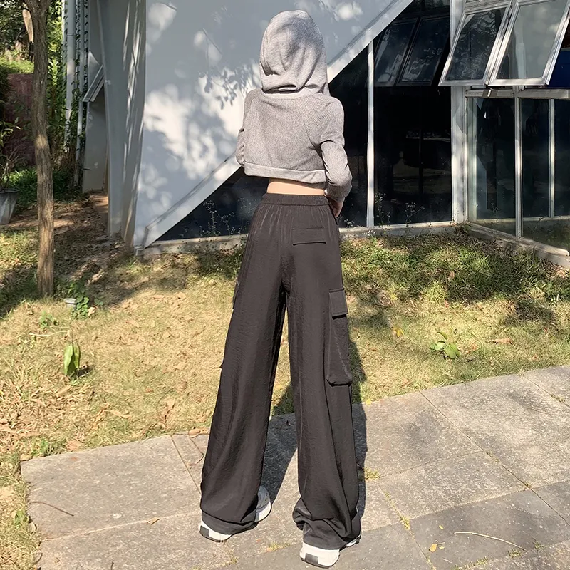 Wen Shan Casual Pants Women's Black-10