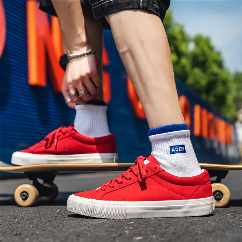 BEIER Casual Comfortable Balanced, Lightweight, And Breathable Low Top Skateboard Shoes Men's-14
