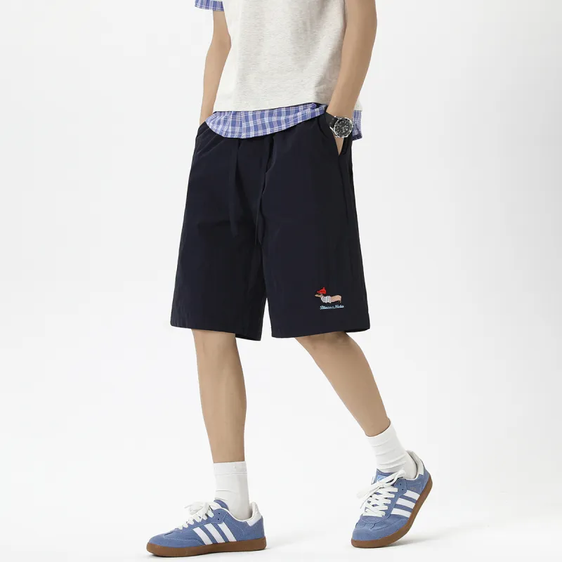 PAINT STAIN Casual Shorts Men's-4