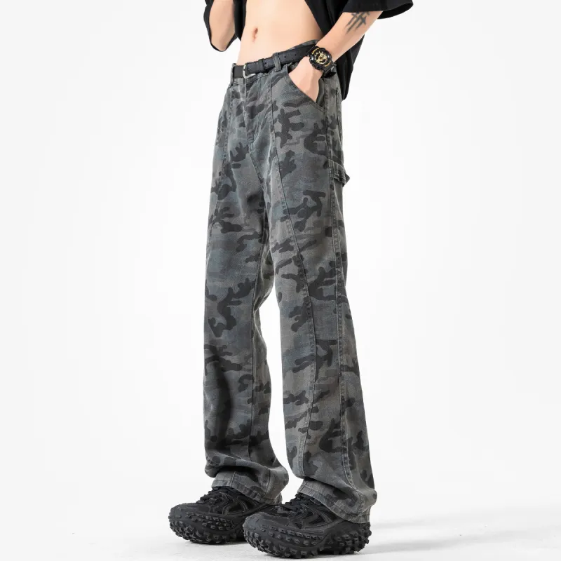 Poshbrain Jeans Unisex Camouflage-5