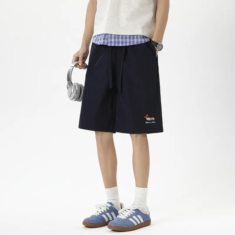 PAINT STAIN Casual Shorts Men's-7
