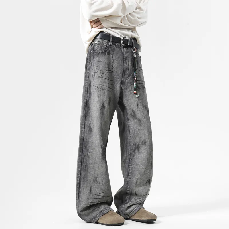 Poshbrain Jeans Unisex Wasteland Gray-3