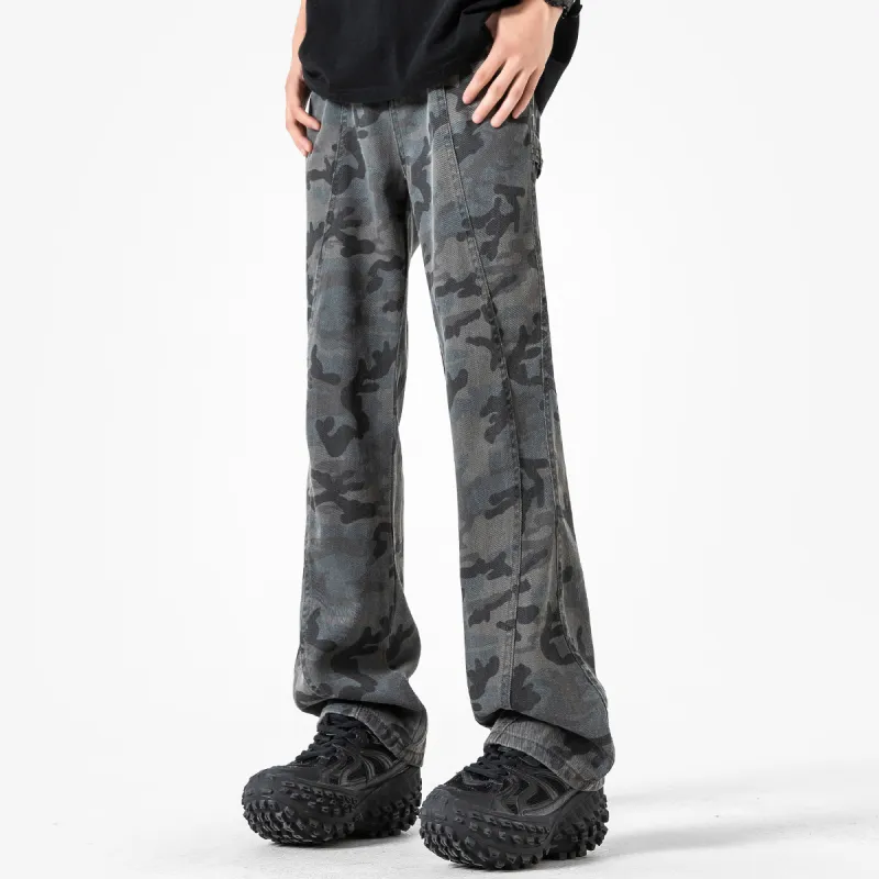 Poshbrain Jeans Unisex Camouflage-4