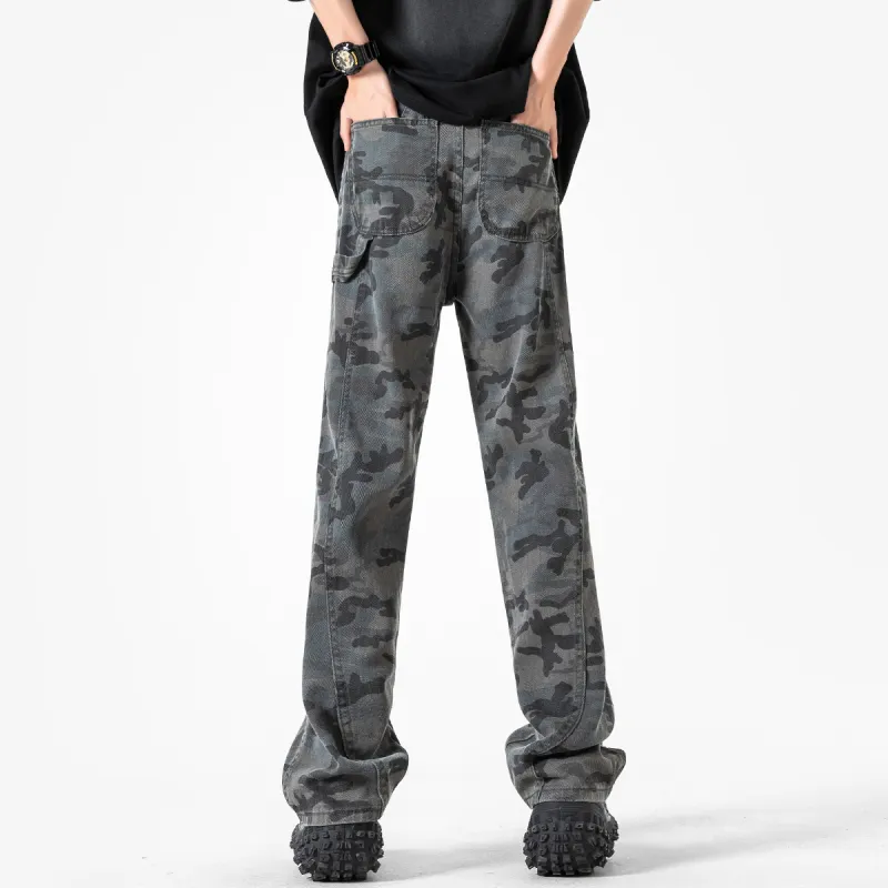 Poshbrain Jeans Unisex Camouflage-3