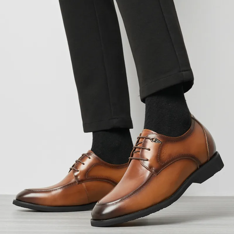 KAISER Dress Shoes Men Low Top Brown/Black-16