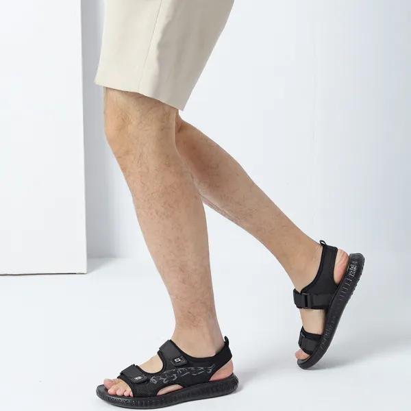 KAISER Beach Sandals Men's Black-5