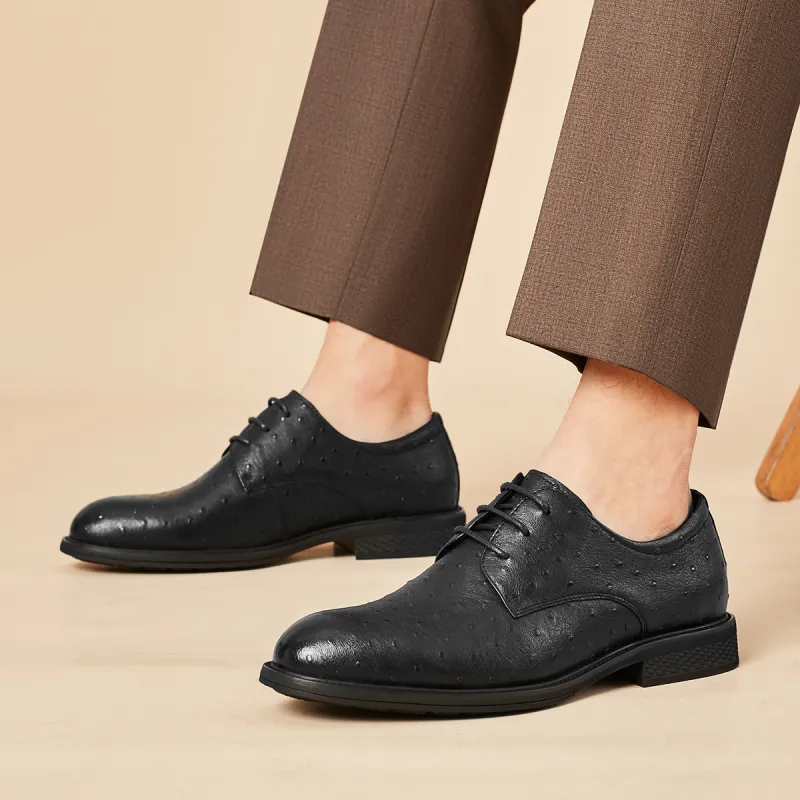 KAISER Dress Shoes Men Low Top Black/Brown-15
