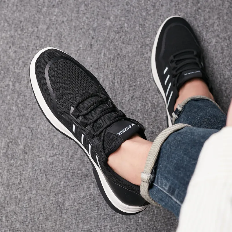 KAISER Low Top Casual Shoes Men's Black-9
