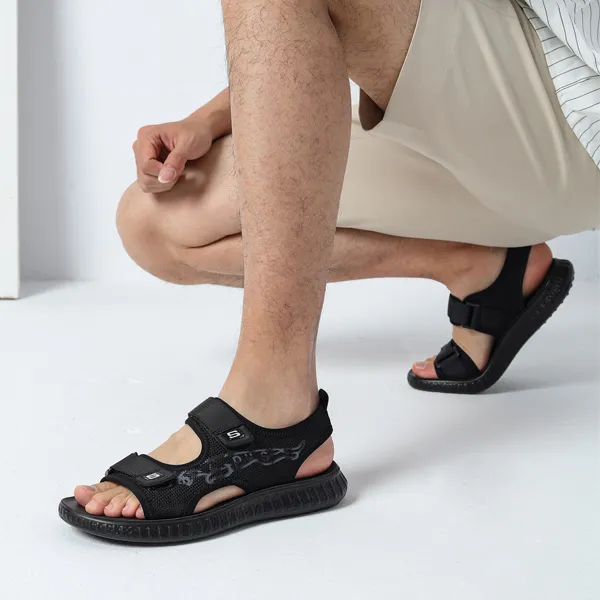 KAISER Beach Sandals Men's Black-7