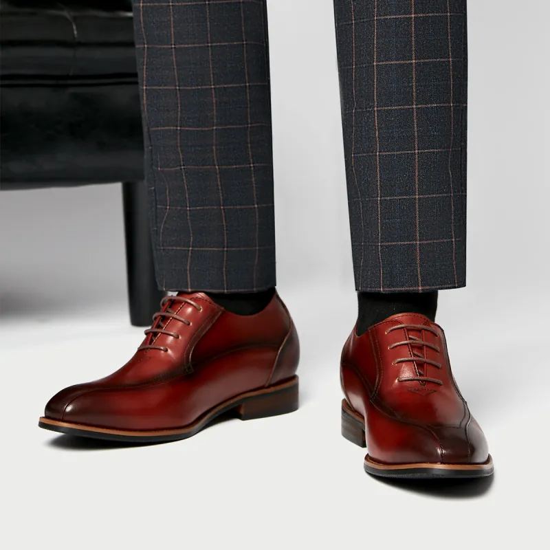 KAISER Dress Shoes Men Low Top Brown/Brown-6