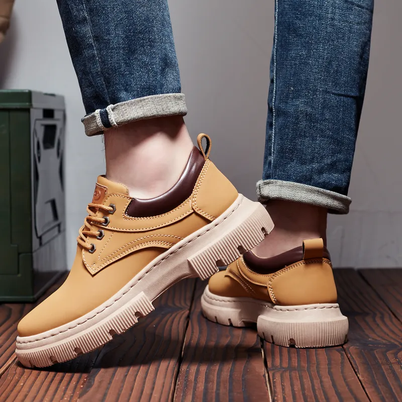 KAISER Casual Shoes Men's Earth Yellow-7