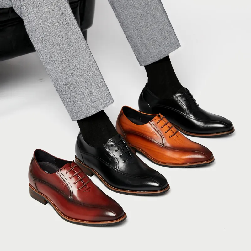 KAISER Dress Shoes Men Low Top Brown/Brown-17