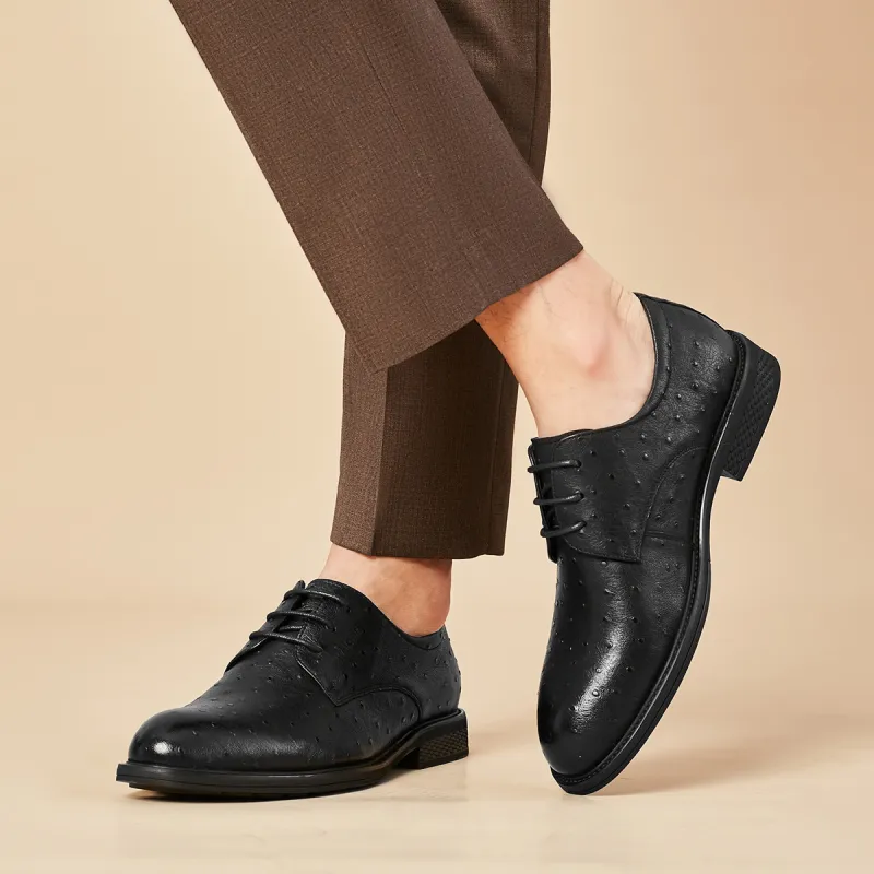 KAISER Dress Shoes Men Low Top Black/Brown-14
