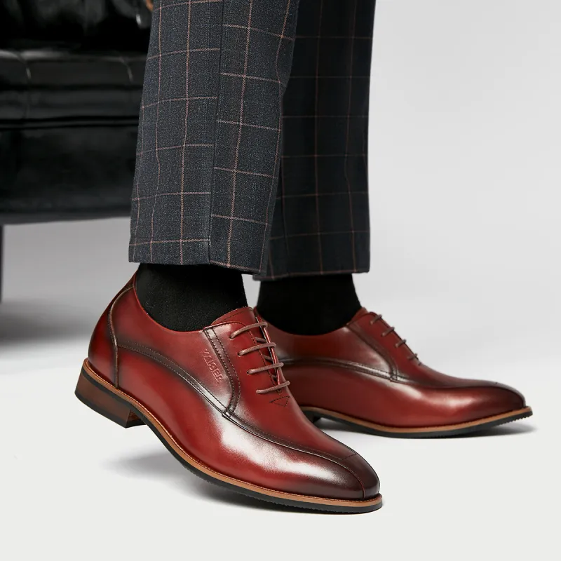 KAISER Dress Shoes Men Low Top Brown/Brown-8