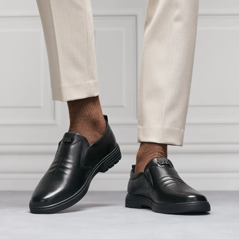 KAISER Dress Shoes Men Low Top Black-5