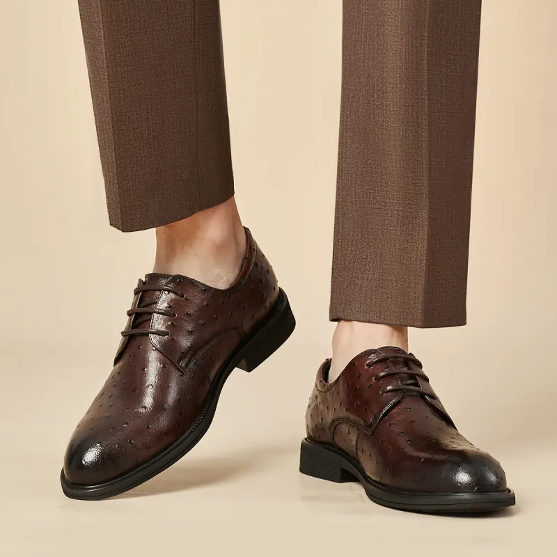 KAISER Dress Shoes Men Low Top Black/Brown-7