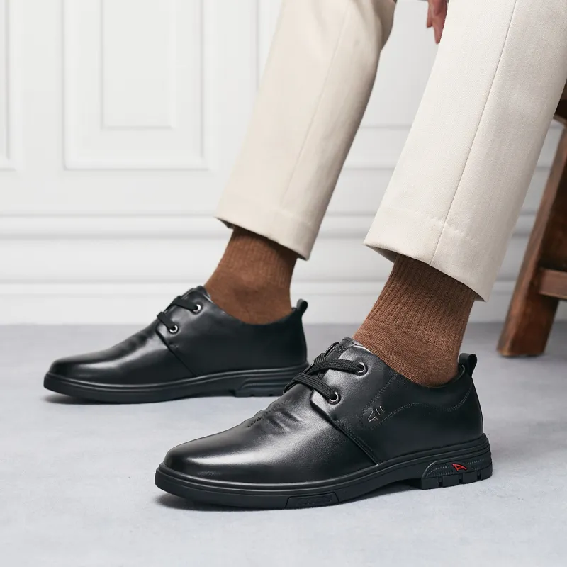 KAISER Dress Shoes Men Low Top Black-15