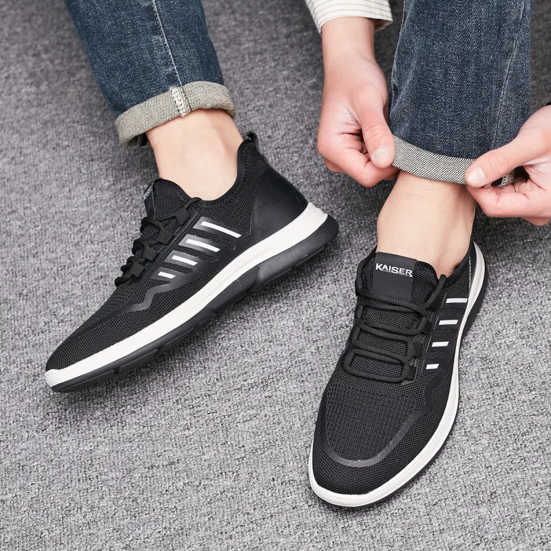 KAISER Low Top Casual Shoes Men's Black-7